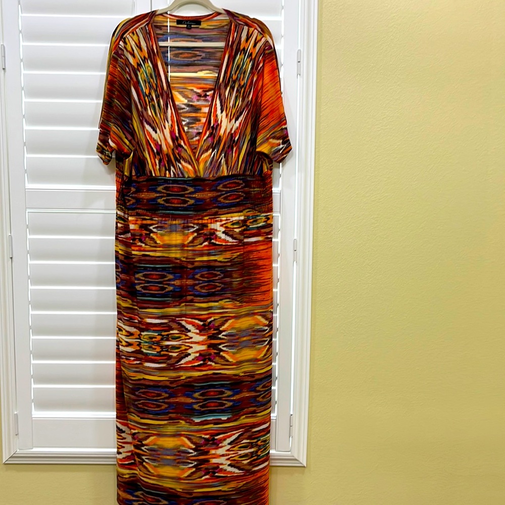 This dress is perfect for spring or summer…pair w sandals to look chic/relaxed